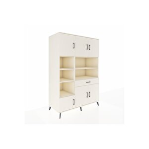 Kronos Dolap 10 Raflı Tek Çekmeceli 6 Kapaklı 132x59x195 Aytaşı-aytaşı/aytaşı