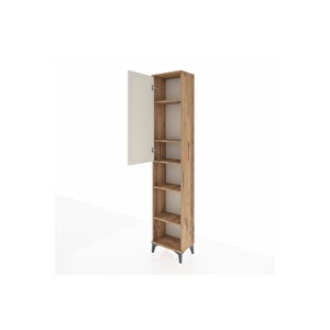 Arges Dolap 5 Raflı Tek Kapaklı 44x30x221 Çam-aytaşı