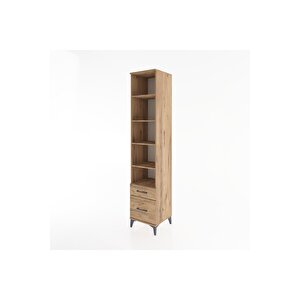 Hyperion Dolap 5 Raflı 2 Çekmeceli 44x44x221 Çam-çam