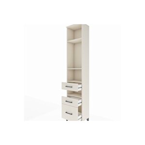 Arges Dolap 4 Raflı 3 Çekmeceli 44x30x221 Aytaşı-aytaşı