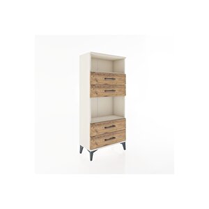 Hyperion Dolap 2 Raflı 4 Çekmeceli 60x44x134 Aytaşı-çam