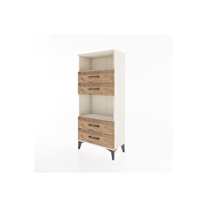 Hyperion Dolap 2 Raflı 4 Çekmeceli 60x44x134 Aytaşı-çam