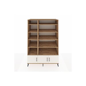 Kronos Dolap 10 Raflı 3 Kapaklı 132x59x195 Çam-aytaşı/çam