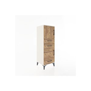 Hyperion Dolap 2 Raflı 3 Çekmeceli 2 Kapaklı 44x44x134 Aytaşı-çam