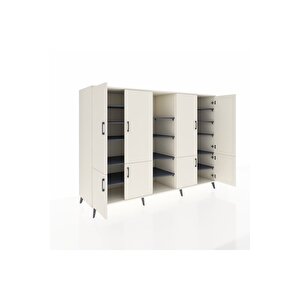 Kronos Dolap 14 Raflı 8 Kapaklı 220x59x163 Aytaşı-aytaşı/antrasit