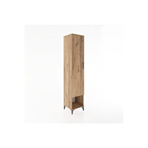 Hyperion Dolap 5 Raflı Tek Kapaklı 44x44x221 Çam-çam