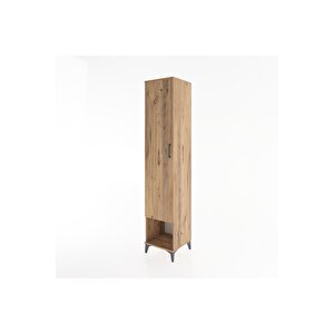 Hyperion Dolap 5 Raflı Tek Kapaklı 44x44x221 Çam-çam