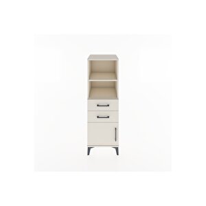 Hyperion Dolap 2 Raflı 2 Çekmeceli Tek Kapaklı 44x44x134 Aytaşı-aytaşı