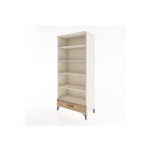 Hyperion Dolap 5 Raflı Tek Çekmeceli 88x44x195 Aytaşı-çam