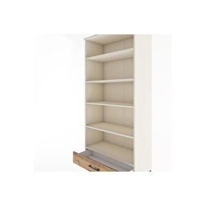 Hyperion Dolap 5 Raflı Tek Çekmeceli 88x44x195 Aytaşı-çam