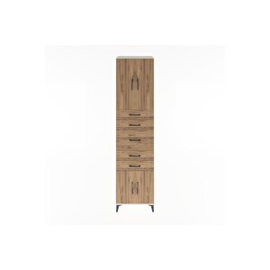Hyperion Dolap 2 Raflı 5 Çekmeceli 4 Kapaklı 60x44x243 Aytaşı-çam
