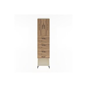 Hyperion Dolap 2 Raflı 4 Çekmeceli 2 Kapaklı 60x44x243 Aytaşı-çam