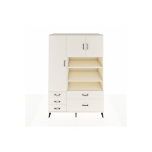 Kronos Dolap 9 Raflı 5 Çekmeceli 3 Kapaklı 132x59x195 Aytaşı-aytaşı/aytaşı