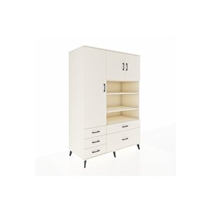 Kronos Dolap 9 Raflı 5 Çekmeceli 3 Kapaklı 132x59x195 Aytaşı-aytaşı/aytaşı