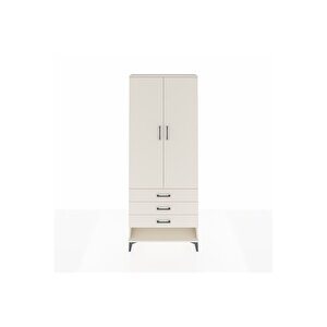 Arges Dolap 3 Raflı 3 Çekmeceli 2 Kapaklı 88x30x221 Aytaşı-aytaşı