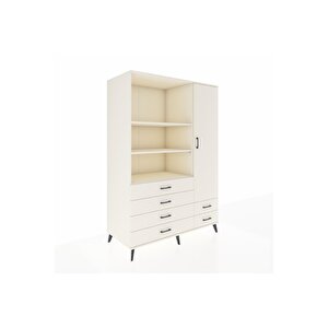 Kronos Dolap 7 Raflı 6 Çekmeceli Tek Kapaklı  132x59x195 Aytaşı-aytaşı/aytaşı