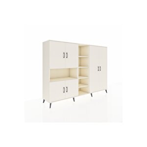 Hyperion Dolap 13 Raflı 6 Kapaklı 220x44x163 Aytaşı-aytaşı