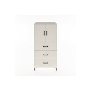 Hyperion Dolap 2 Raflı 3 Çekmeceli 2 Kapaklı 88x44x182 Aytaşı-aytaşı