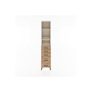 Hyperion Dolap 3 Raflı 5 Çekmeceli 44x44x221 Aytaşı-çam