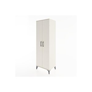Hyperion Dolap 2 Raflı 2 Kapaklı Tek Askılı 60x44x182 Aytaşı-aytaşı