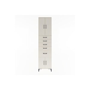 Arges Dolap 2 Raflı 5 Çekmeceli 4 Kapaklı 60x30x243 Aytaşı-aytaşı