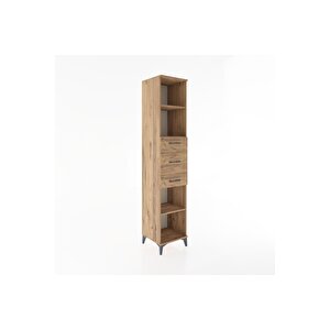 Hyperion Dolap 3 Raflı 3 Çekmeceli 44x44x221 Çam-çam