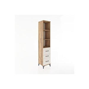 Hyperion Dolap 3 Raflı 3 Çekmeceli 44x44x221 Çam-aytaşı