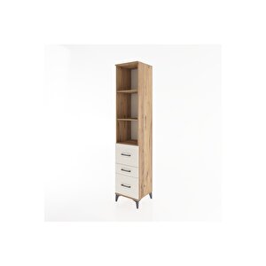 Hyperion Dolap 3 Raflı 3 Çekmeceli 44x44x221 Çam-aytaşı