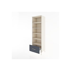 Hyperion Dolap 5 Raflı Tek Çekmeceli 60x44x195 Aytaşı-antrasit