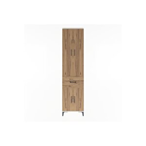 Arges Dolap 4 Raflı Tek Çekmeceli 4 Kapaklı 60x30x243 Aytaşı-çam