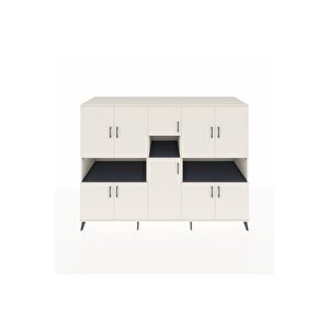 Kronos Dolap 14 Raflı 10 Kapaklı 220x59x163 Aytaşı-aytaşı/antrasit