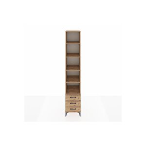 Hyperion Dolap 5 Raflı 3 Çekmeceli 44x44x243 Çam-çam