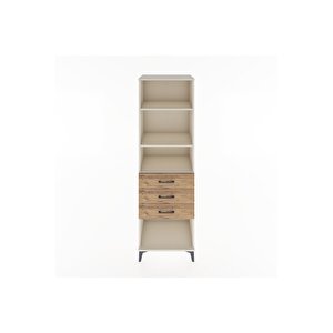 Hyperion Dolap 3 Raflı 3 Çekmeceli 60x44x195 Aytaşı-çam
