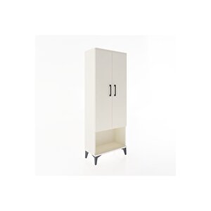 Arges Dolap Tek Raflı 2 Kapaklı Tek Askılı 60x30x163 Aytaşı-aytaşı