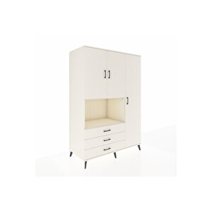 Kronos Dolap 7 Raflı 3 Çekmeceli 3 Kapaklı 132x59x195 Aytaşı-aytaşı/aytaşı