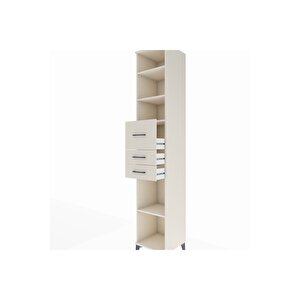 Hyperion Dolap 4 Raflı 3 Çekmeceli 44x44x243 Aytaşı-aytaşı