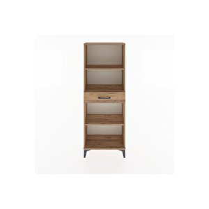 Arges Dolap 3 Raflı Tek Çekmeceli 60x30x163 Çam-çam