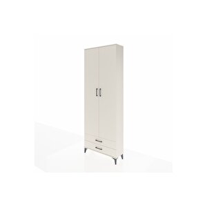 Arges Dolap 2 Raflı 2 Çekmeceli Tek Askılı 88x30x243 Aytaşı-aytaşı