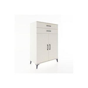 Hyperion Dolap 2 Raflı 2 Çekmeceli 2 Kapaklı 88x44x134 Aytaşı-aytaşı