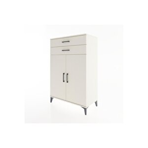 Hyperion Dolap 2 Raflı 2 Çekmeceli 2 Kapaklı 88x44x134 Aytaşı-aytaşı
