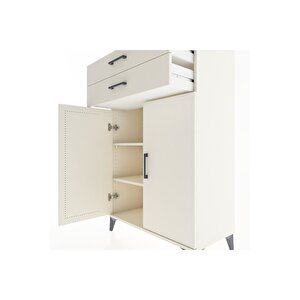 Hyperion Dolap 2 Raflı 2 Çekmeceli 2 Kapaklı 88x44x134 Aytaşı-aytaşı