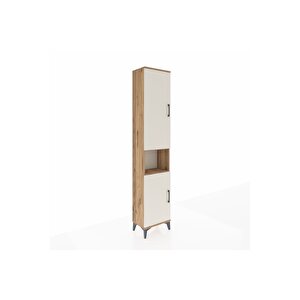 Arges Dolap 5 Raflı 2 Kapaklı 44x30x221 Çam-aytaşı