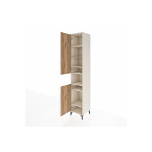 Hyperion Dolap 7 Raflı 2 Kapaklı 44x44x243 Aytaşı-çam