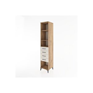 Hyperion Dolap 3 Raflı 4 Çekmeceli 44x44x221 Çam-aytaşı
