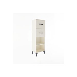 Arges Dolap Tek Raflı 2 Çekmeceli 44x30x134 Aytaşı-aytaşı