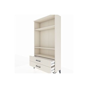 Arges Dolap 3 Raflı 2 Çekmeceli 88x30x163 Aytaşı-aytaşı