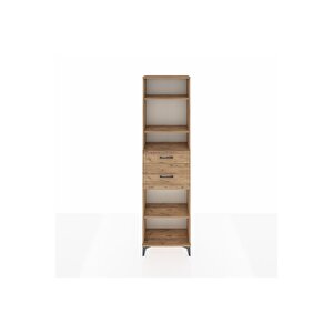 Arges Dolap 4 Raflı 2 Çekmeceli 60x30x221 Çam-çam