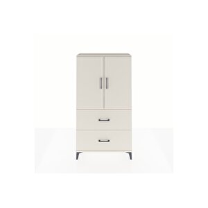 Arges Dolap 3 Raflı 2 Çekmeceli 2 Kapaklı 88x30x163 Aytaşı-aytaşı