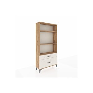 Arges Dolap 3 Raflı 2 Çekmeceli 88x30x182 Çam-aytaşı