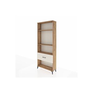 Arges Dolap 3 Raflı Tek Çekmeceli 88x30x221 Çam-aytaşı